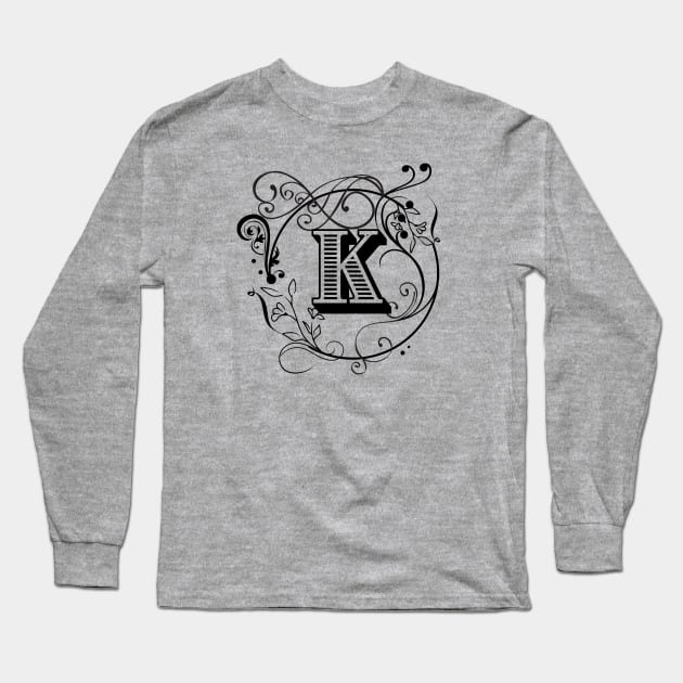 Letter K Long Sleeve T-Shirt by TheSoldierOfFortune